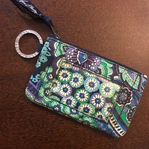 Vera Bradley ID keychain
